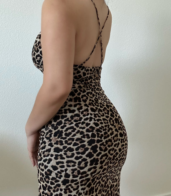 Miranda Cheetah Dress