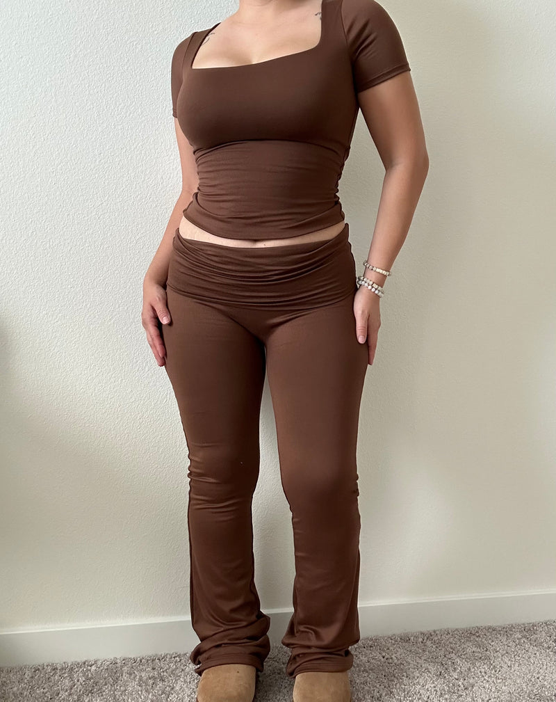 Chocolate Yoga Leggings